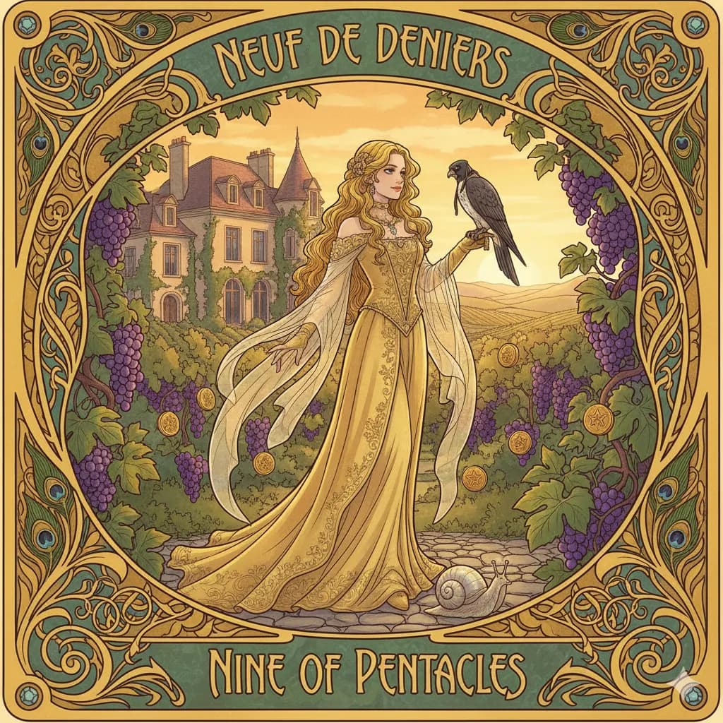 Nine of Pentacles