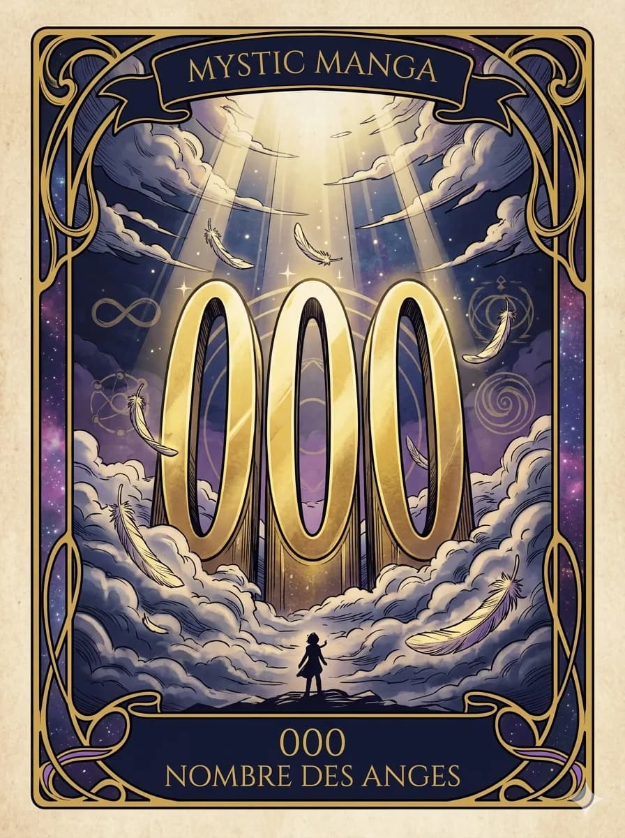 Carte mystique du nombre des anges 000 — Le Cercle de l'Infini