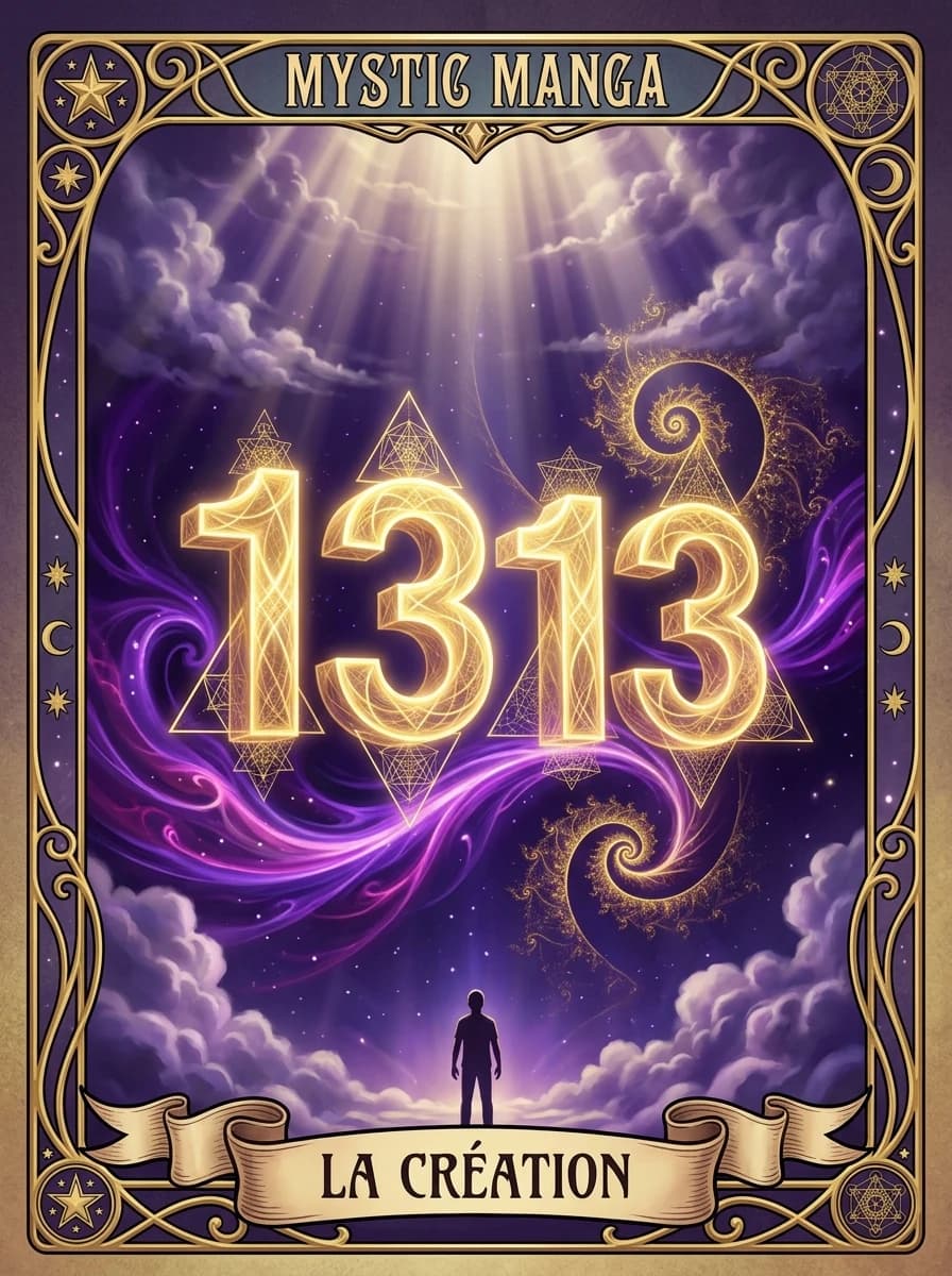 Mystical card of angel number 1313 — The Spark of the Ascended Masters