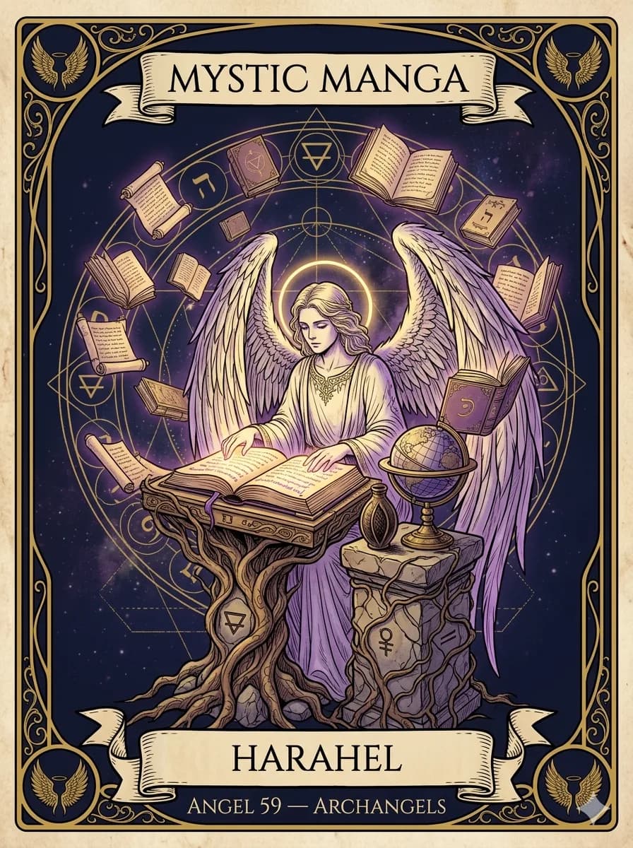 Angel Harahel — mystic card