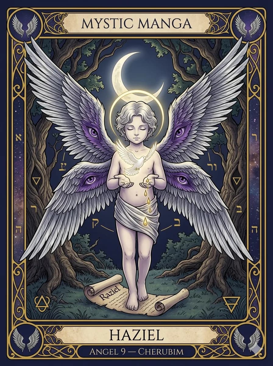 Angel Haziel — mystic card