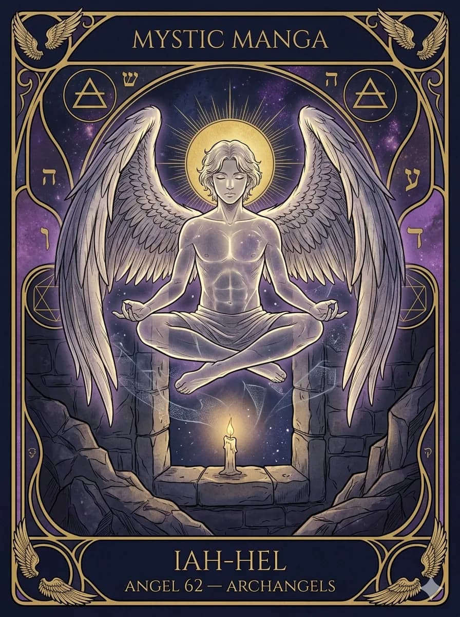 Angel Iah-Hel — mystic card