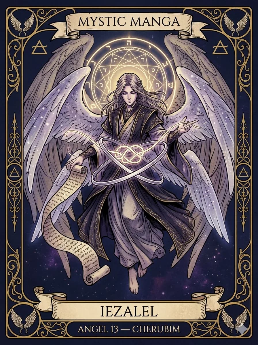 Angel Iezalel — mystic card