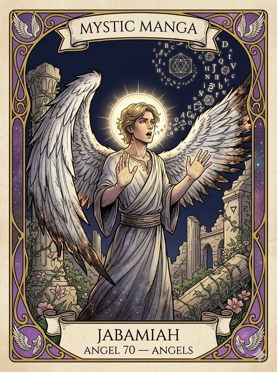 Angel Jabamiah — mystic card