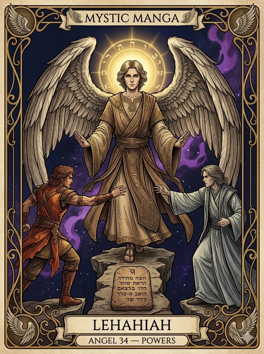 Angel Lehahiah — mystic card
