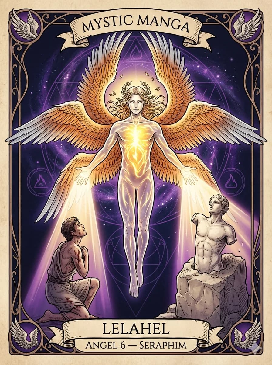Angel Lelahel — mystic card