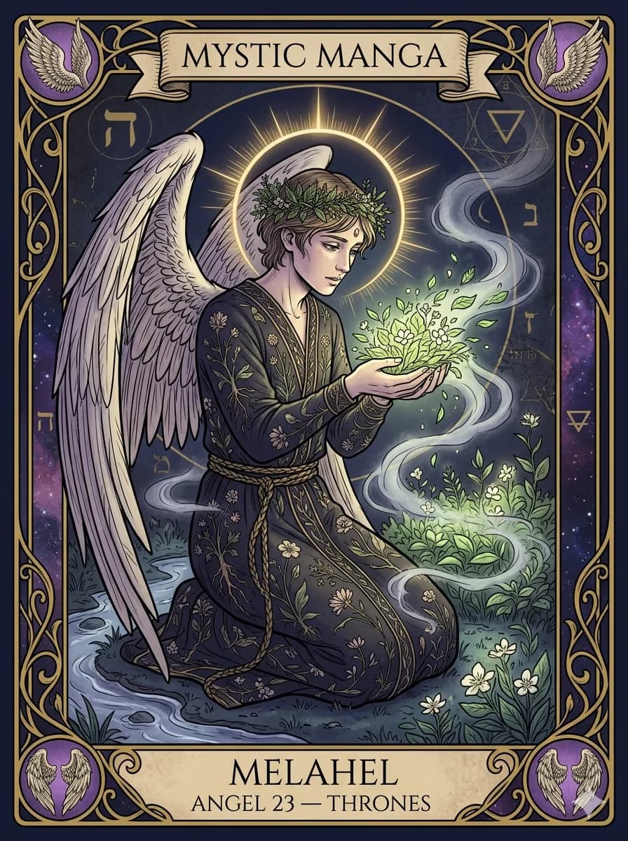 Angel Melahel — mystic card