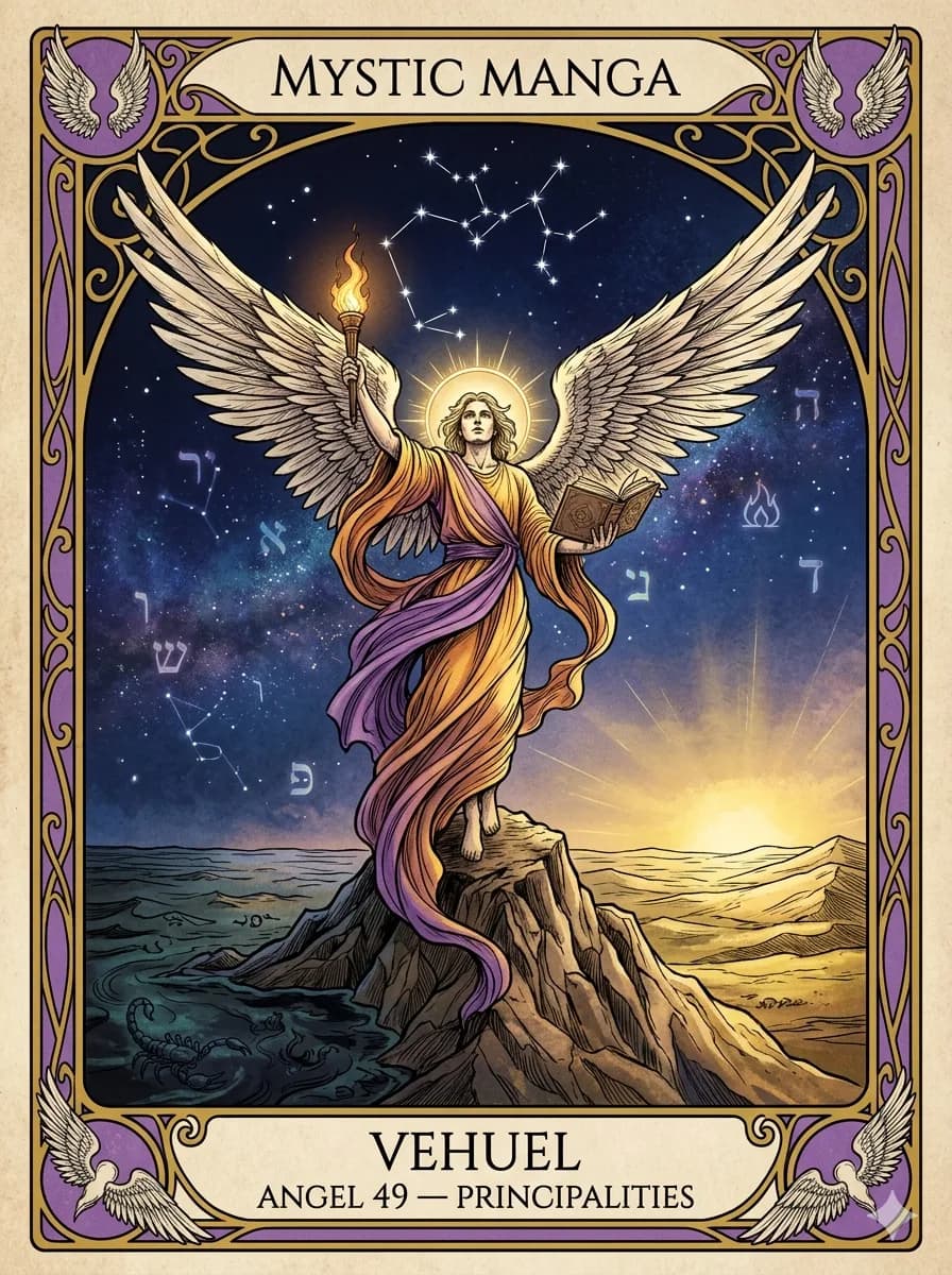 Angel Vehuel — mystic card
