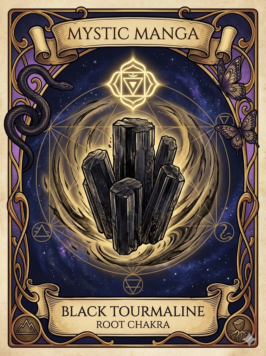 Black Tourmaline — Mystic Manga