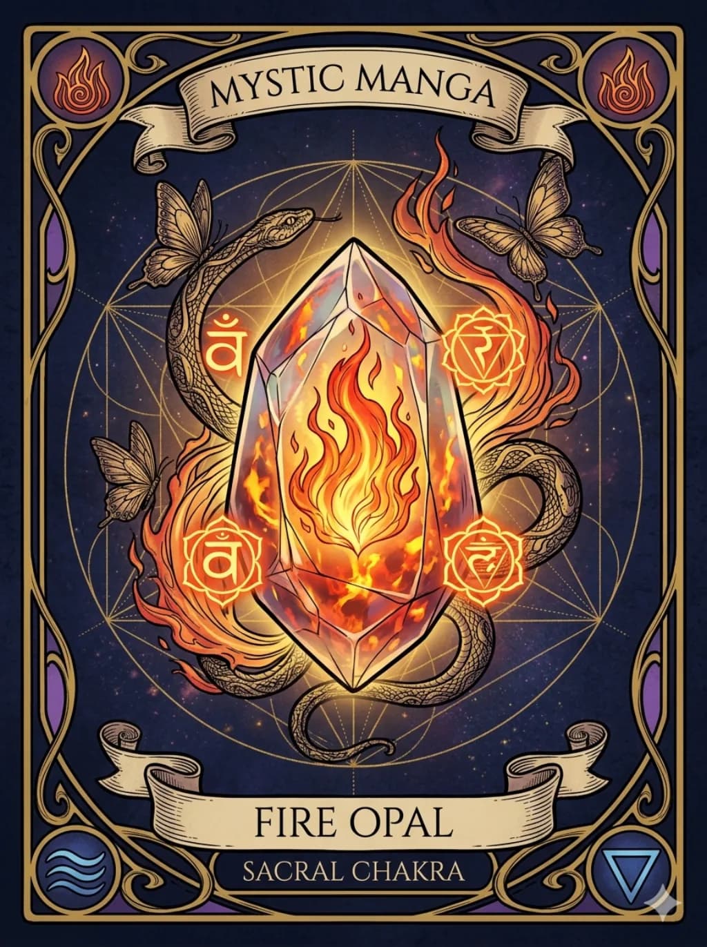 Fire Opal — Mystic Manga