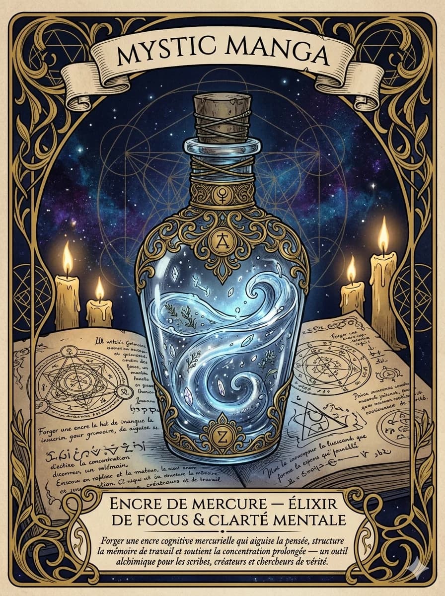 Mercury's Ink — Elixir of Focus & Mental Clarity